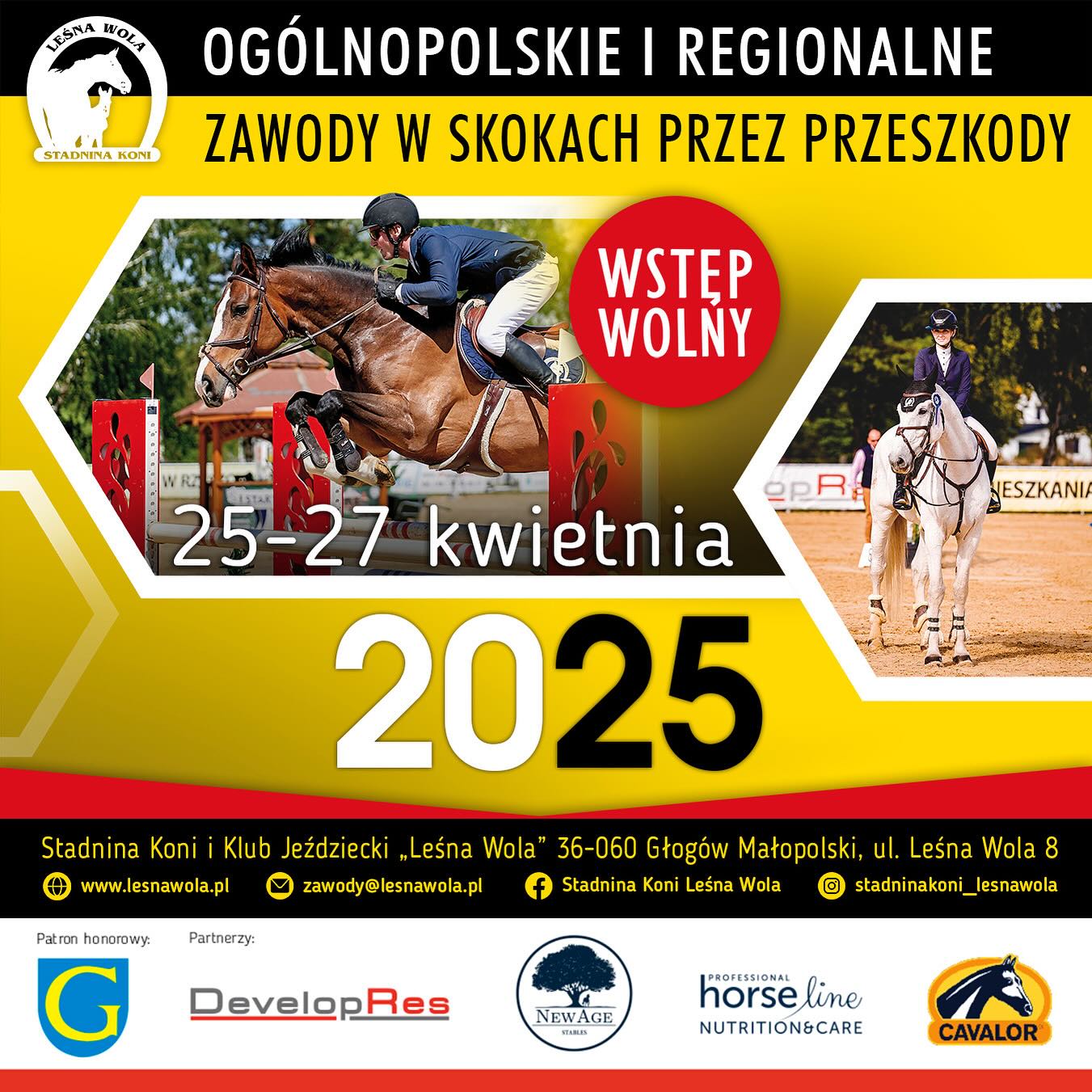 ogólnopolskie zawody w skokach przez przeszkody kwiecień 2025