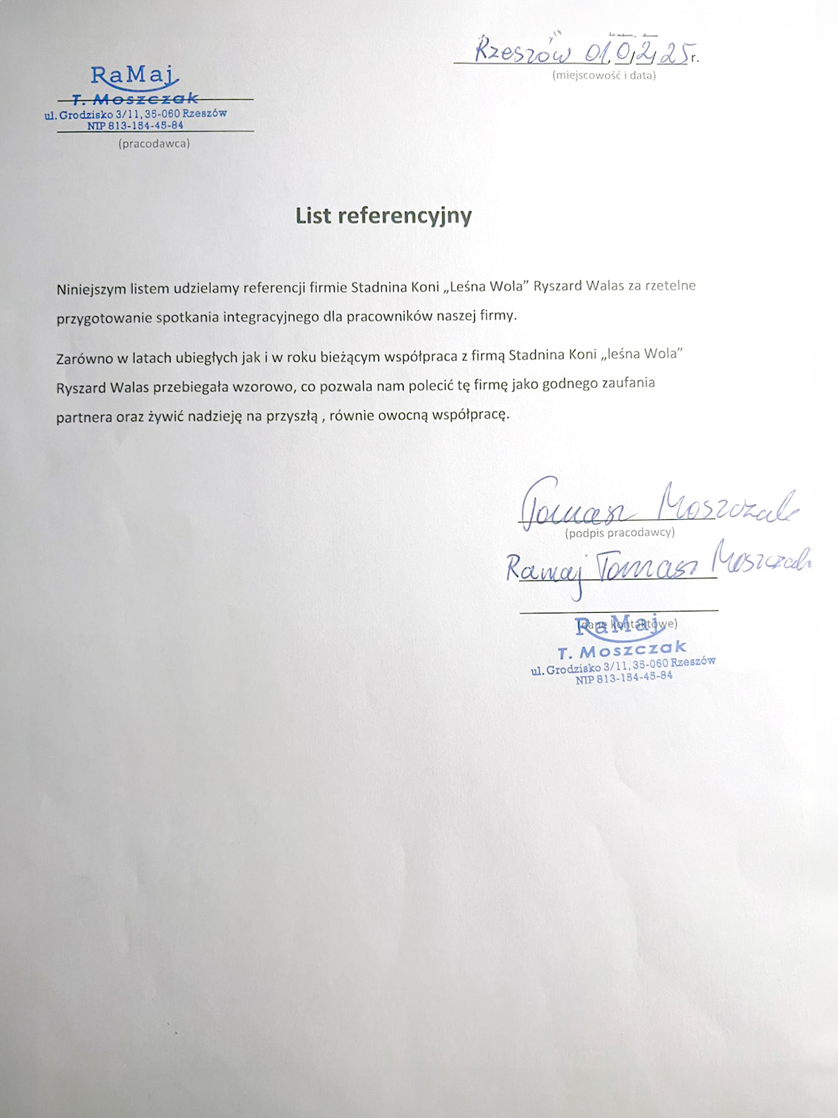 organizacja spotkania integracyjnego dla pracowników firmy ramaj